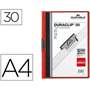DURABLE DOSSIER DURACLIP A4 30H ROJO 2200-03